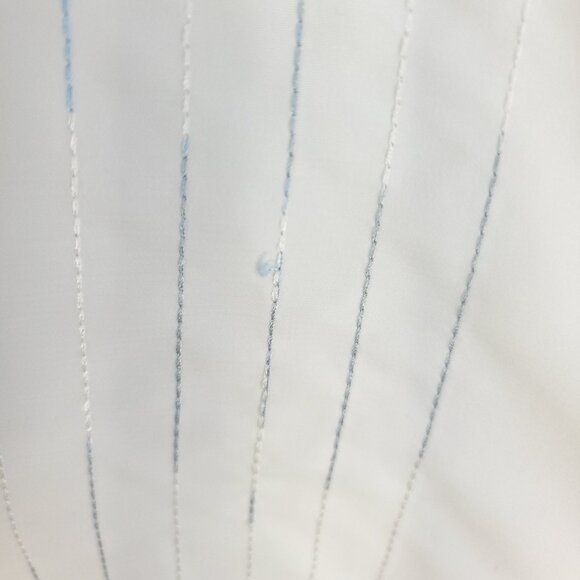 Cafe Luna Shirt Men's 2XL Short Sleeve Button Front White Embroidered - Picture 3 of 14